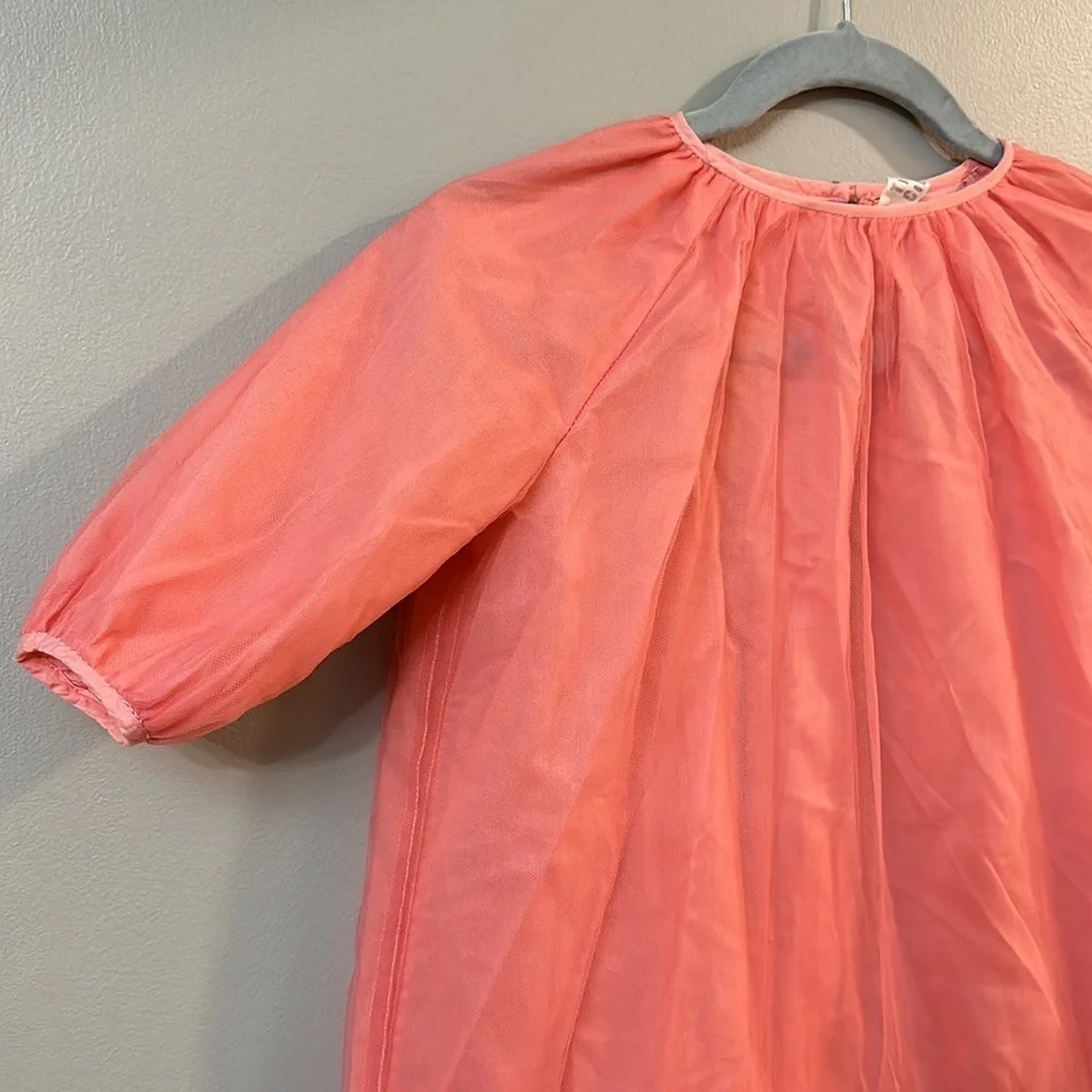 Tia Cibani Kids Coral Pink Dress
